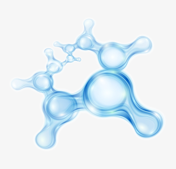 卡通手绘细胞分子免抠