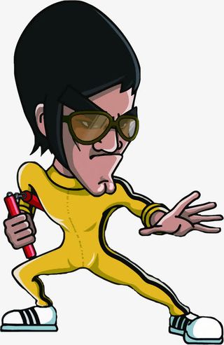 卡通炫酷墨镜人物招聘免抠