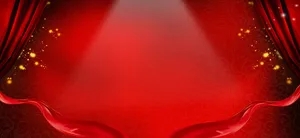 淘宝中国红庆祝时尚感海报banner背景高清