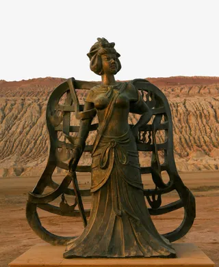 火焰山旅游胜地免抠