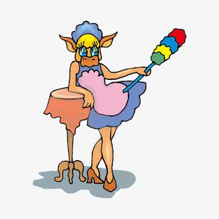 牛动漫卡通形象免抠