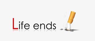 创意素材——烟终结了生命免抠