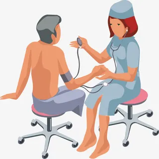 看病的护士免抠