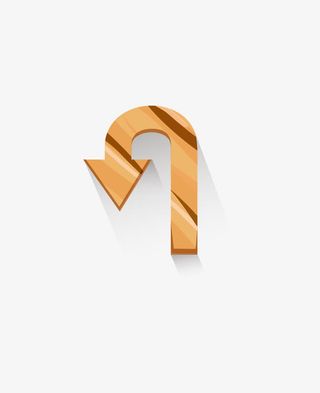 矢量木纹箭头设计素材免抠