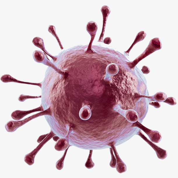 纳米分子微距插画免抠