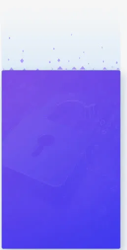 紫色科技光效方块免抠