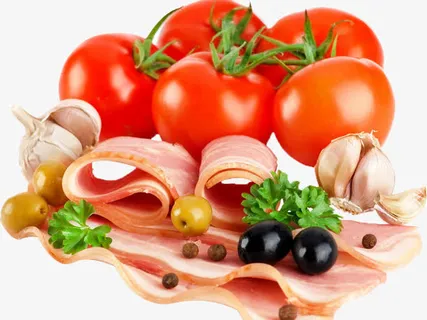 肉片西红柿免抠