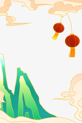 国潮装饰边框元素免抠