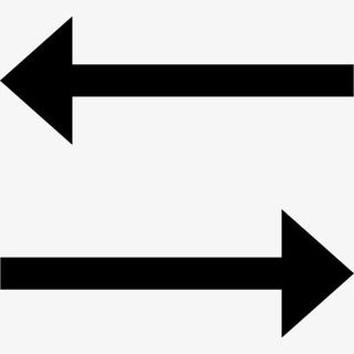 两个箭头指向两侧图标免抠