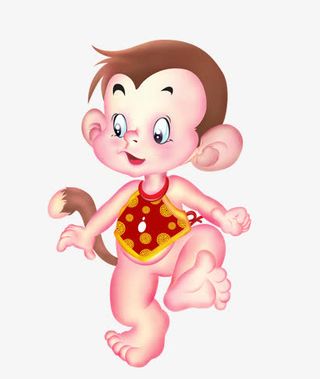 可爱的猴子免抠