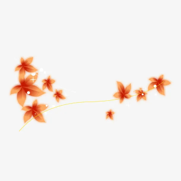 散落的花瓣图案免抠