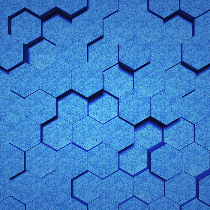蓝色蜂巢纹理背景高清