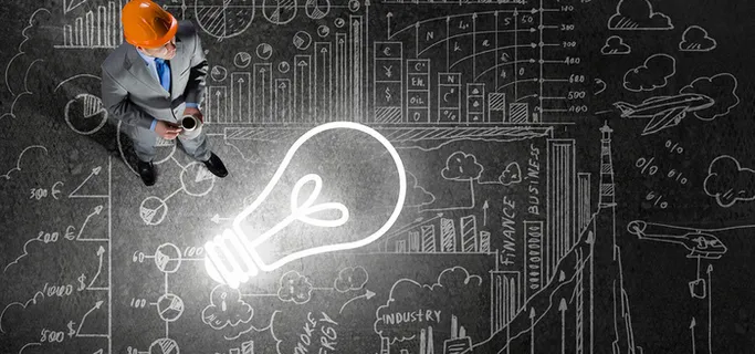 创意工程图背景banner高清