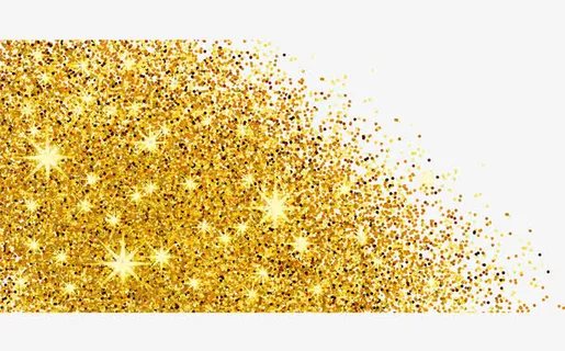 金色亮片免抠