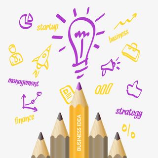 铅笔创意图形图表免抠