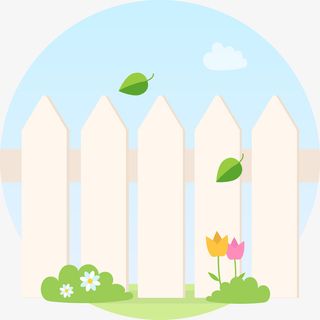 栏杆春天图标免抠