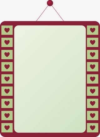 浪漫相框北欧相框免抠