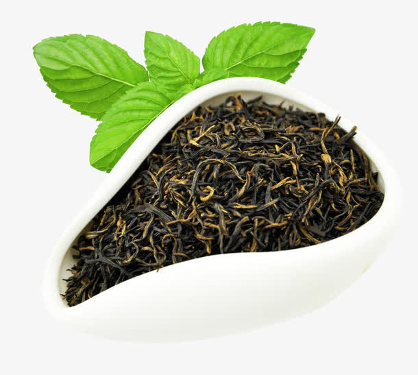 白瓷碗的安化黑茶图片素材免抠