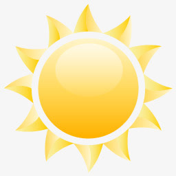 太阳Summer-holiday-icons免抠