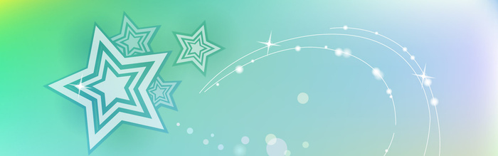 绿色星星背景高清