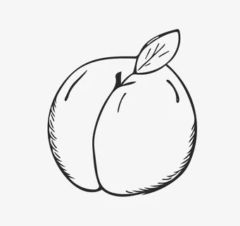 卡通手绘水蜜桃免抠