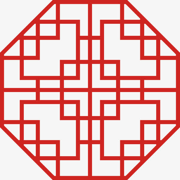 古典门框图案素材免抠