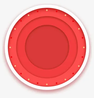红色圆圈免抠