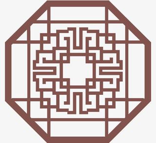 古典窗户图案免抠