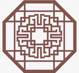 古典窗户图案免抠