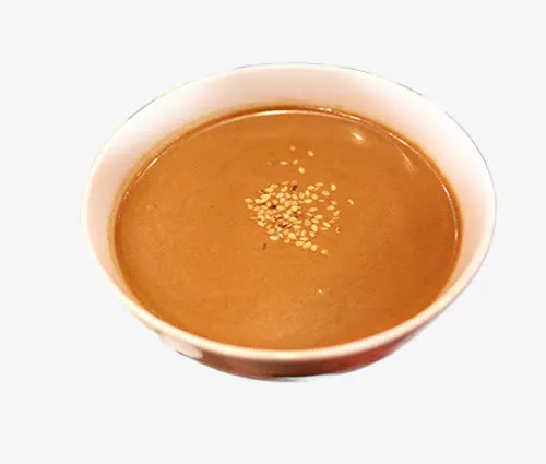 碗中的芝麻酱图片免抠