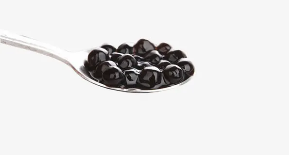 勺子里满满的黑色珍珠豆免抠 勺子里满满的黑色珍珠豆免抠