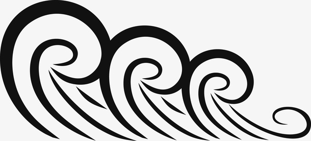 翻滚浪花png图免抠图标元素