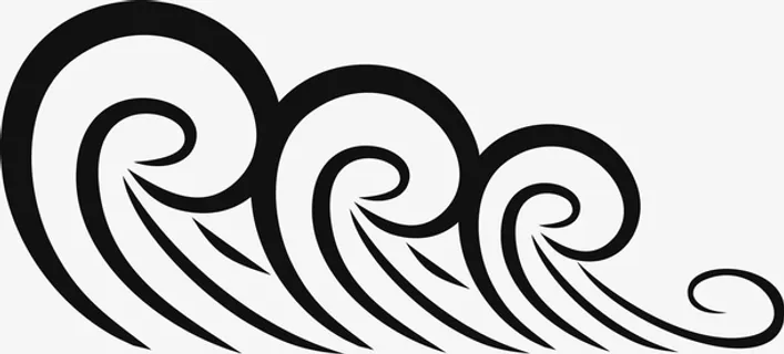 翻滚浪花png图免抠图标元素