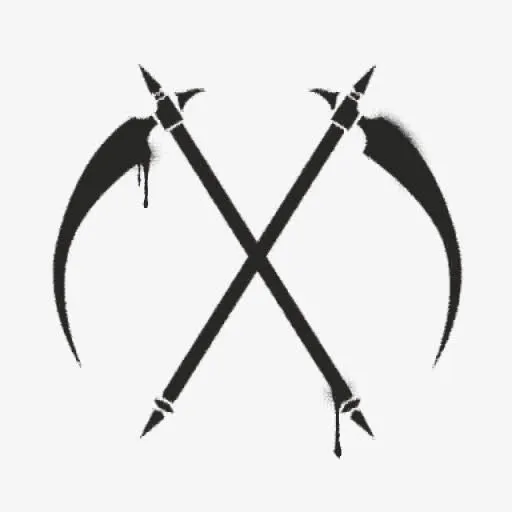漂浮镰刀武器免抠