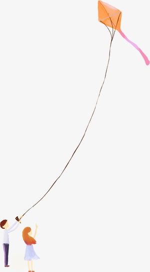 立春放风筝素材免抠节日元旦/春节/元宵元素