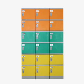 彩色ABS塑料更衣柜免抠