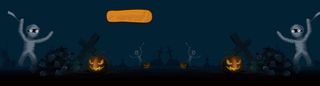 万圣节鬼节墓地僵尸背景banner高清