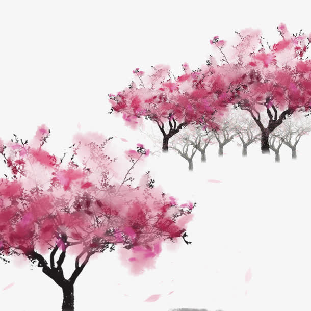 粉红树林免抠