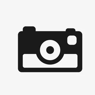 黑色相机标签矢量图免抠