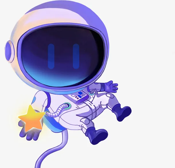 穿着太空服的小孩免抠
