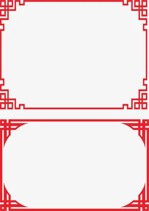 中国风古边框免抠