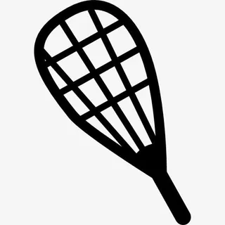 壁球球拍图标免抠