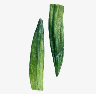 产品实物秋葵干两个免抠