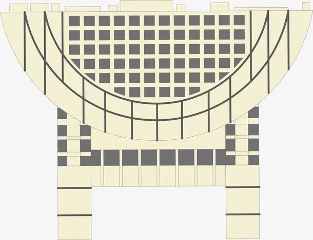 卡通建筑免抠