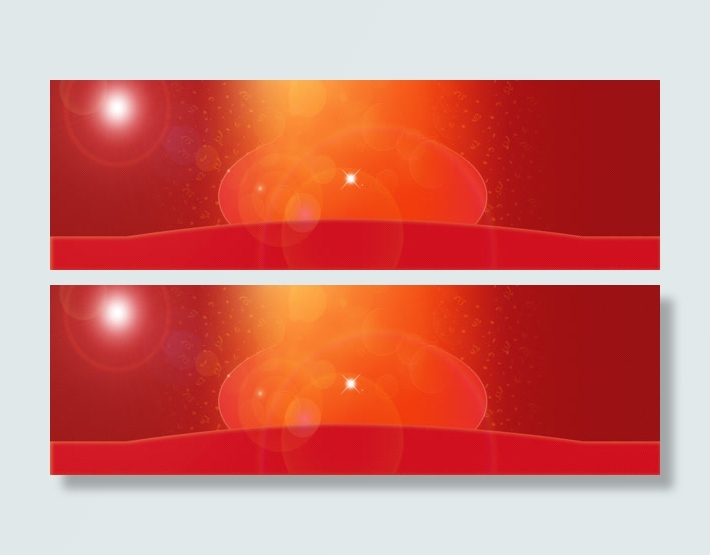 红色光晕效果免抠