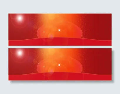 红色光晕效果免抠