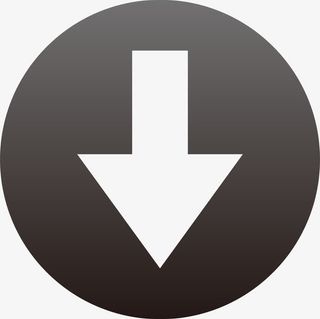 向下黑色箭头图标矢量素材免抠