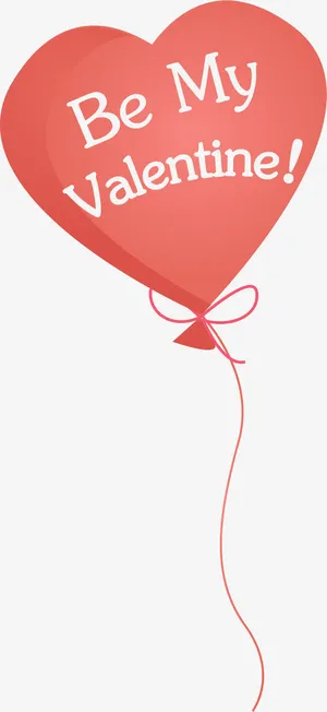 红色心形气球图案免抠