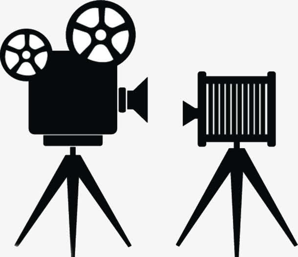 摄像机剪影免抠