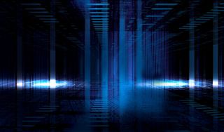 黑色光芒渐变科技3维空间科技产品广告高清